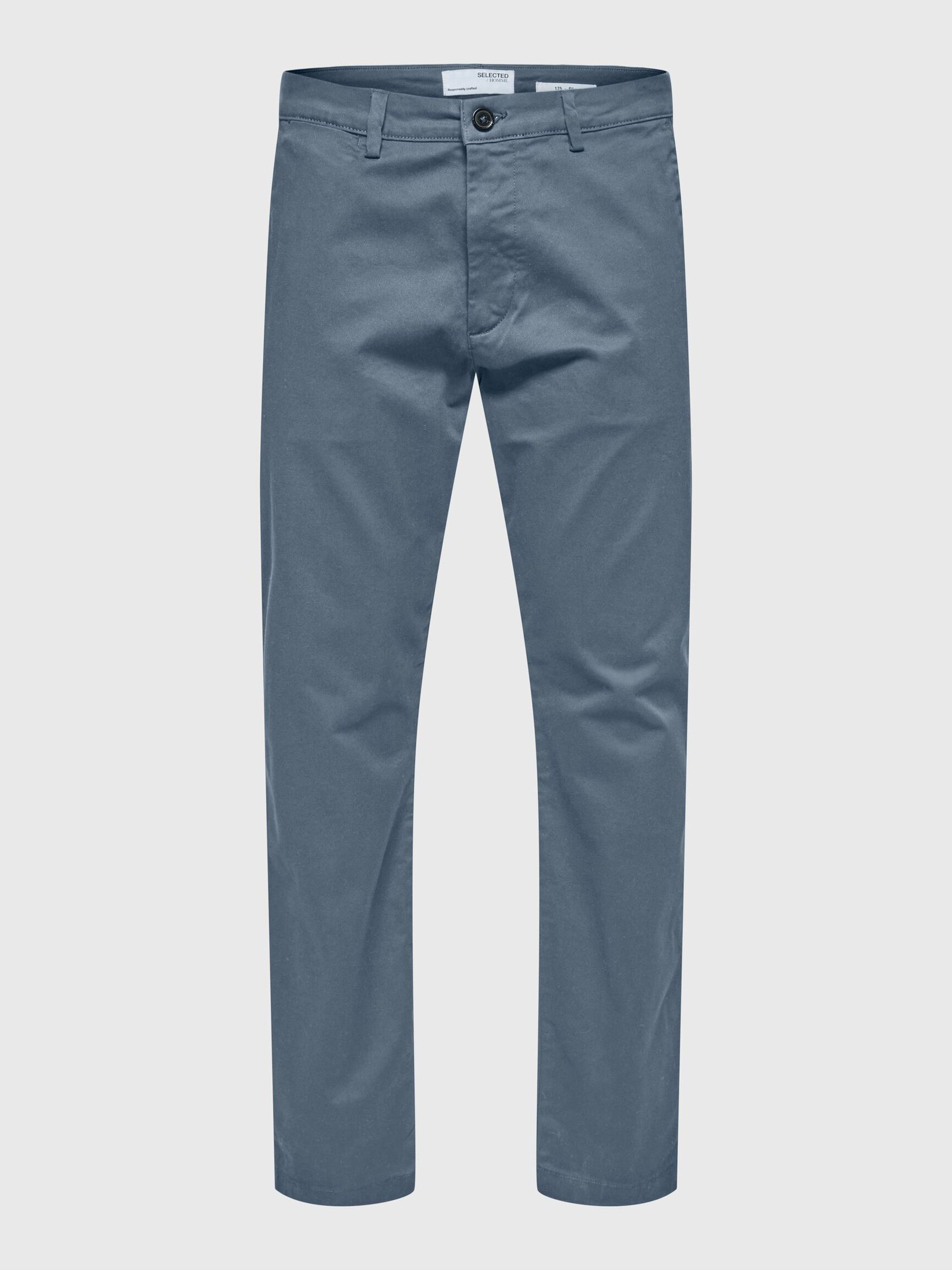 175 SLIM FIT FLEX CHINOS, Blue Mirage, highres