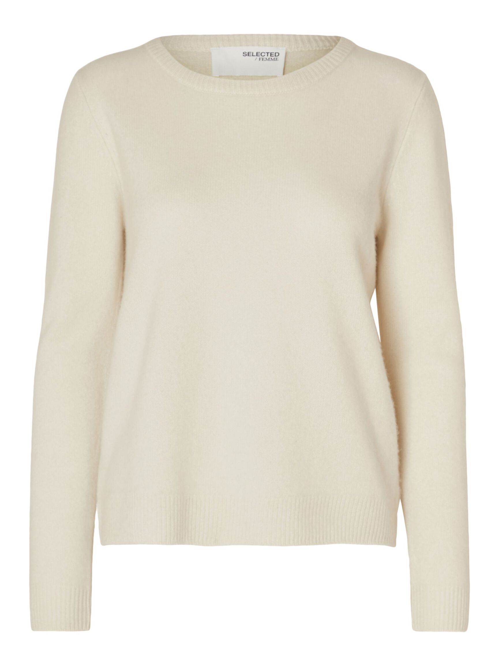 100% KASCHMIR PULLOVER, Birch, highres