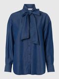 Selected CHAMBRAY LONG SLEEVED SHIRT, Dark Blue, highres - 16096941_DarkBlue_001.jpg
