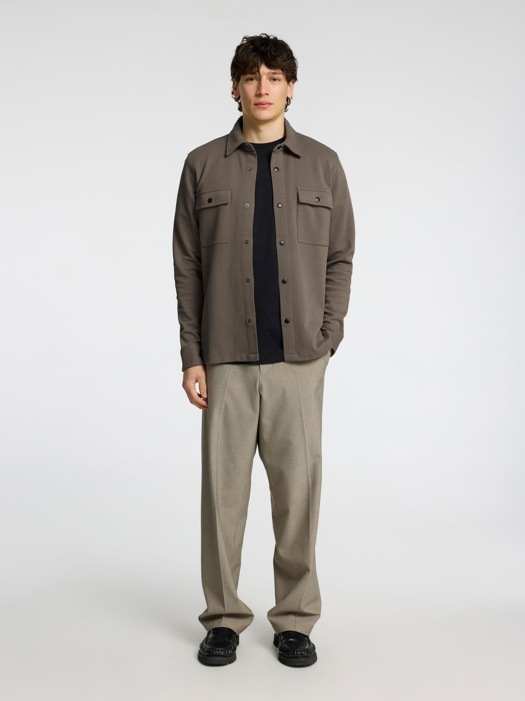 KLASSISCHES OVERSHIRT, Morel, highres