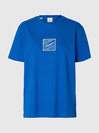 RELAXED FIT T-SHIRT, Victoria Blue, highres