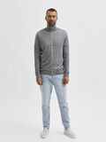 Selected ZIP-UP CARDIGAN, Medium Grey Melange, highres - 16074688_MediumGreyMelange_005.jpg
