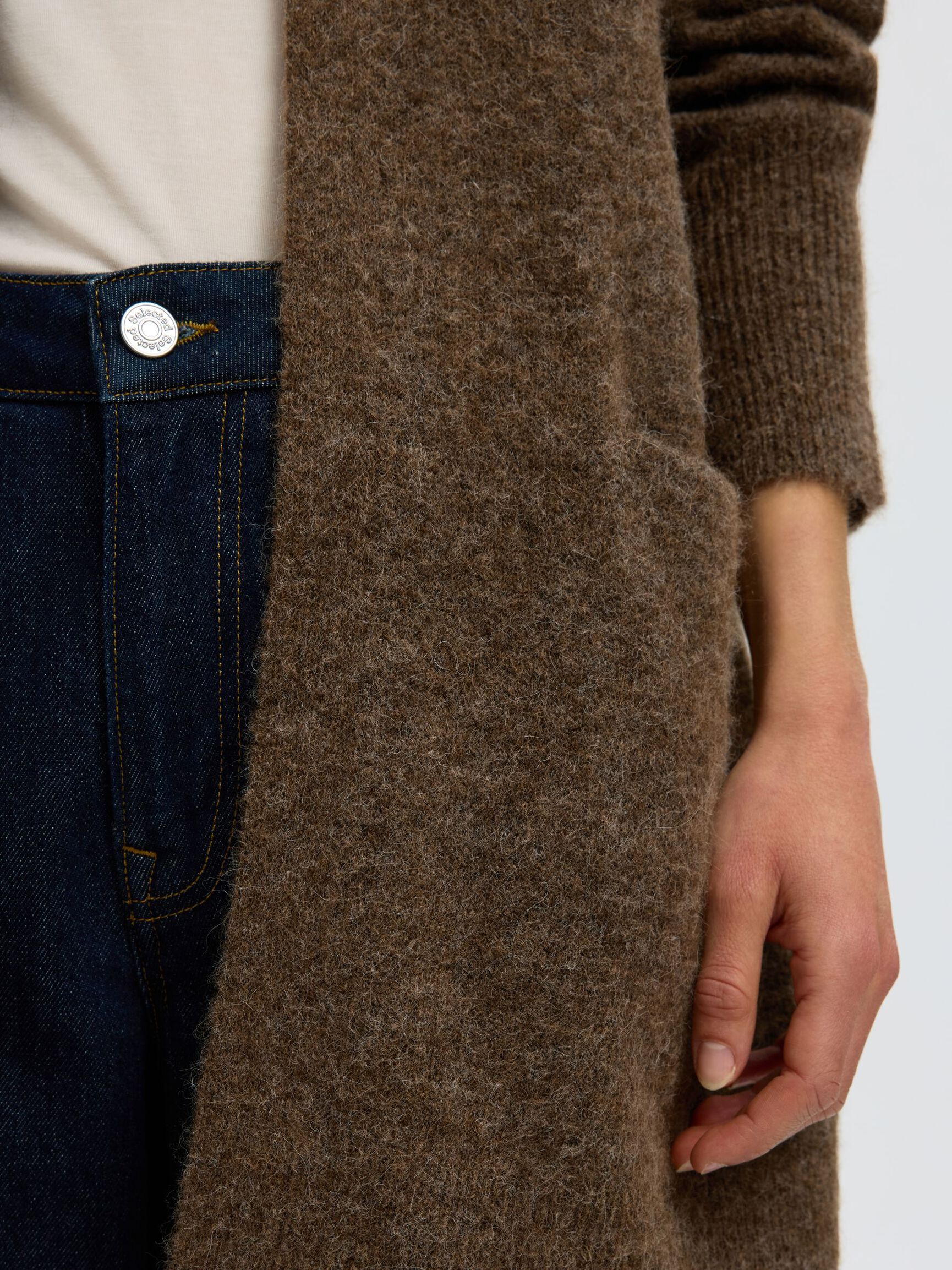 LANGE STRICKJACKE, Dachshund, highres