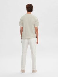 GEBORDUURD T-SHIRT, White Alyssum, highres