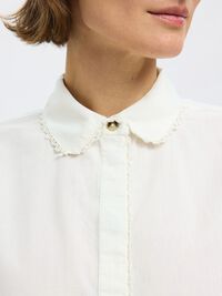 CROPPED OVERHEMD MET KORTE MOUWEN, Snow White, highres