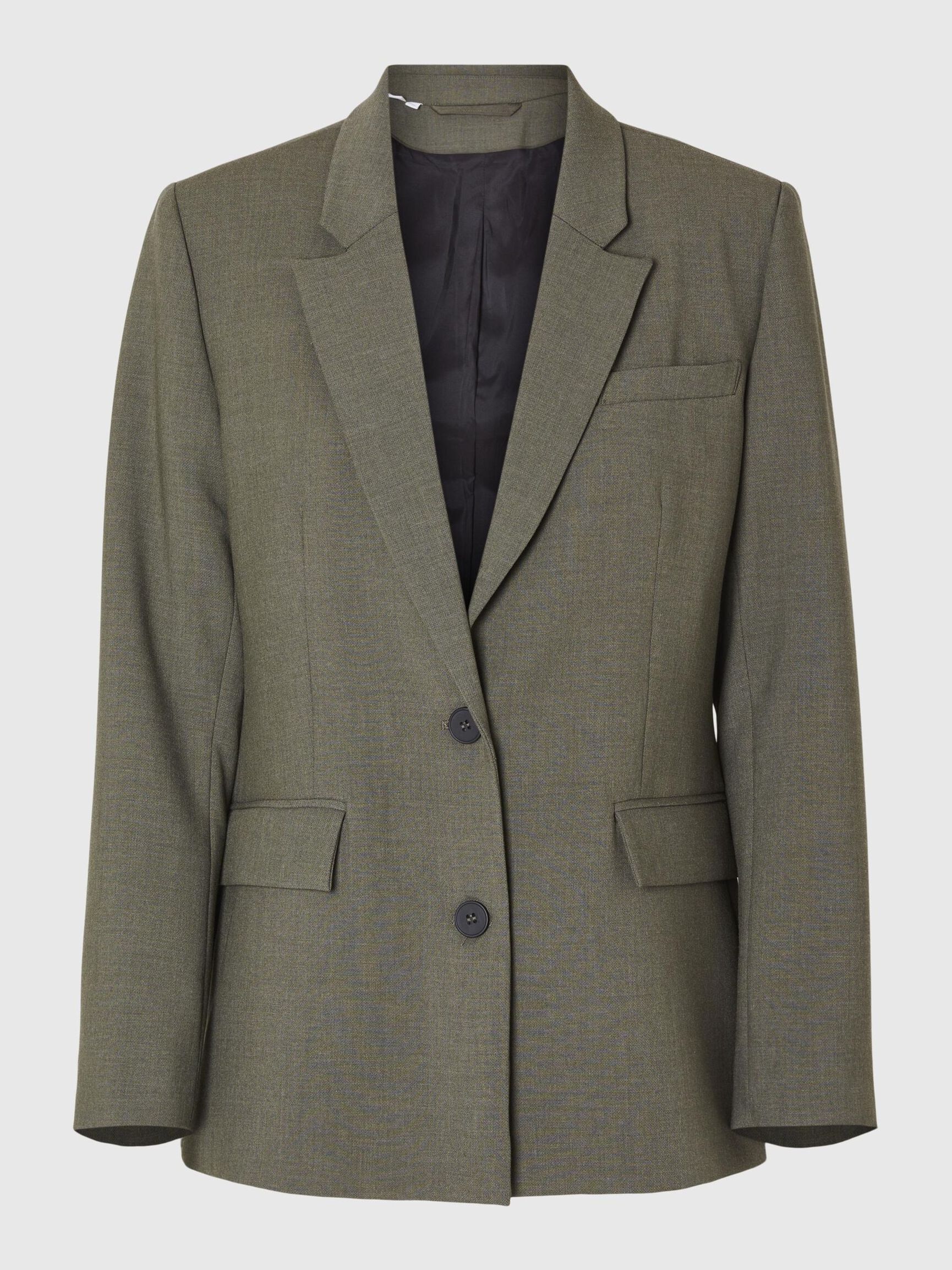 KLASSIEKE PASVORM BLAZER, Kalamata, highres