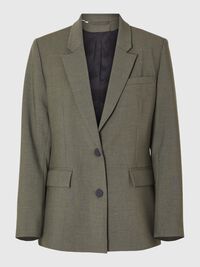 KLASSIEKE PASVORM BLAZER, Kalamata, highres