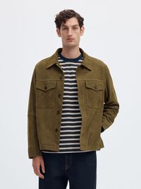 SUEDE OVERSHIRT, Kalamata, highres