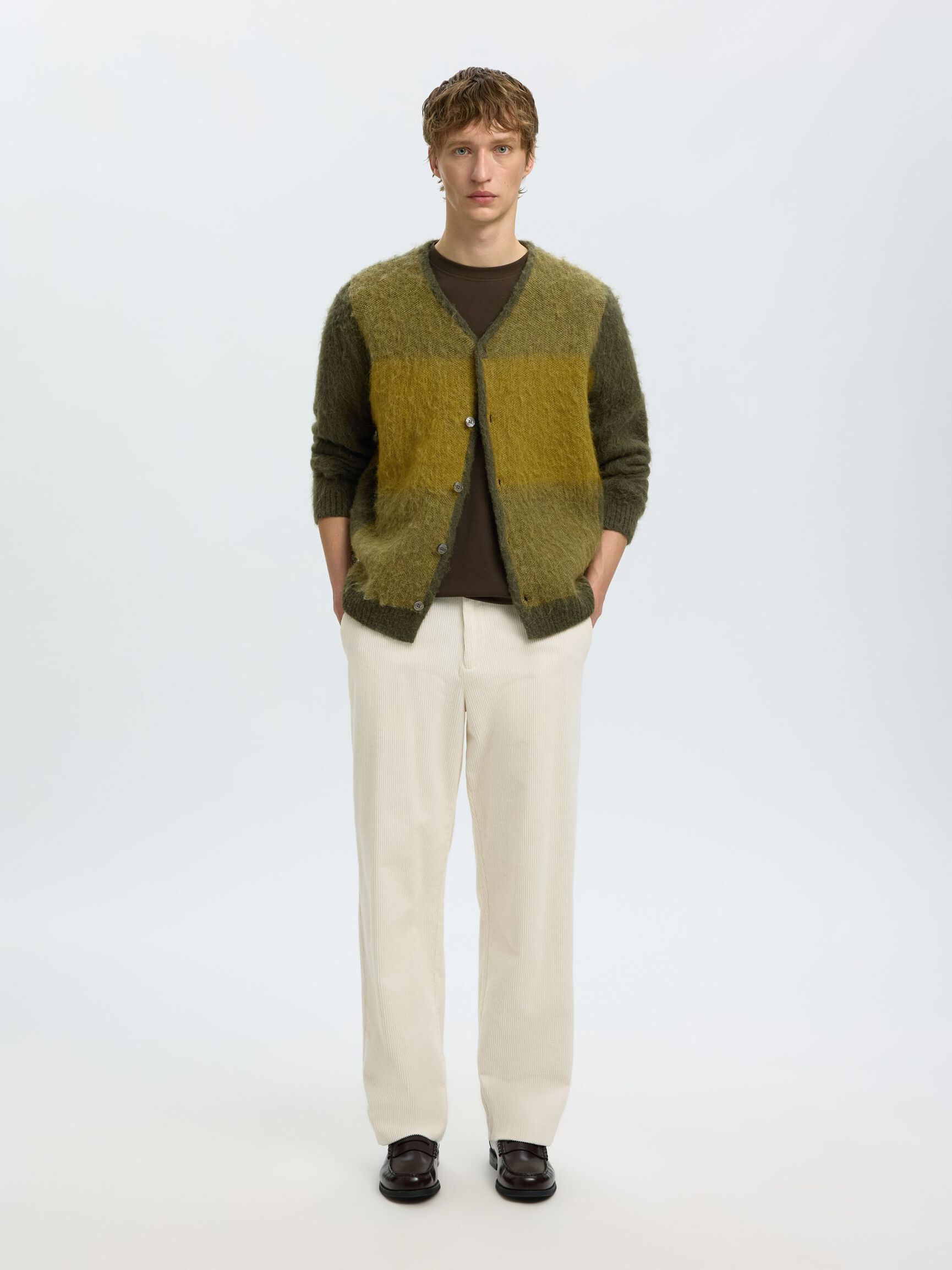 COUPE DÉCONTRACTÉE CARDIGAN EN MAILLE, Forest Night, highres
