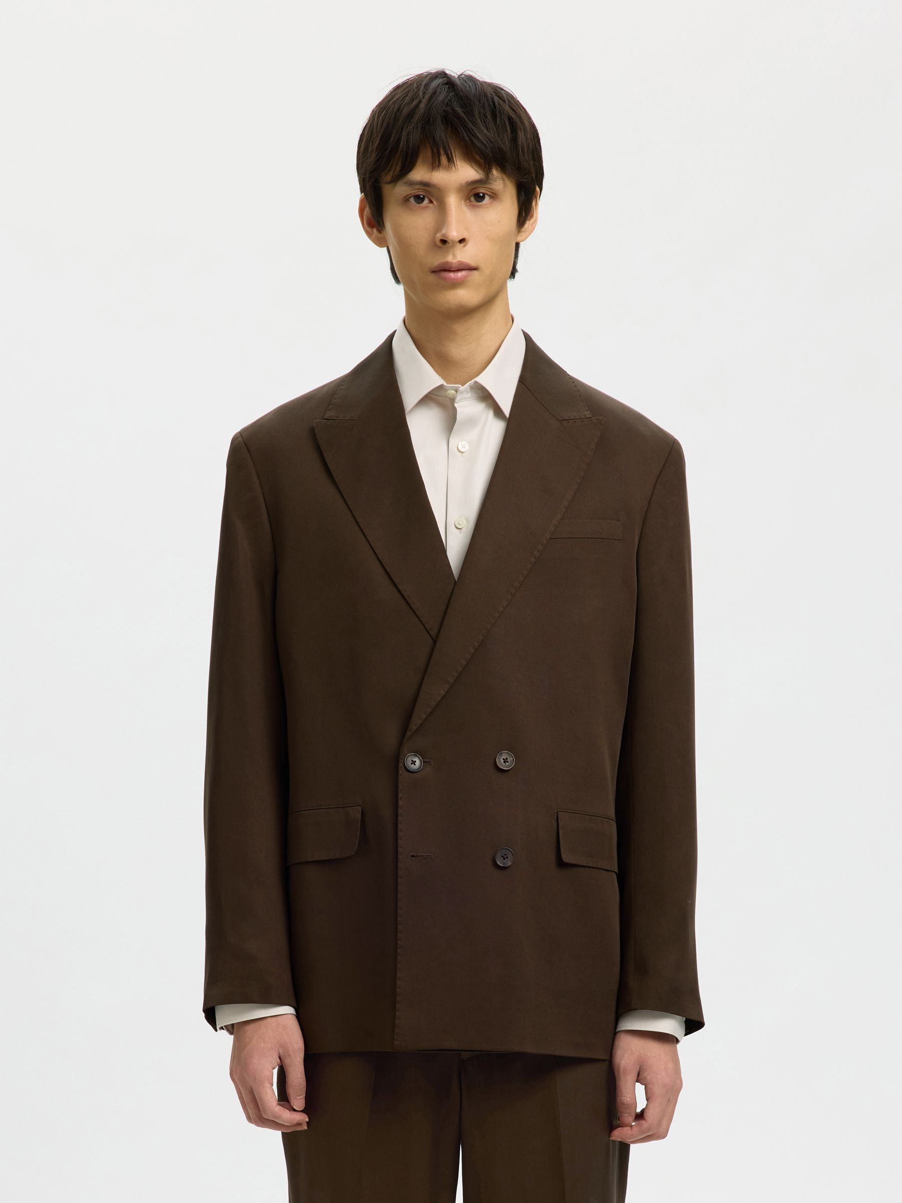 RELAXED FIT ZWEIREIHIGER BLAZER, Delicioso, highres