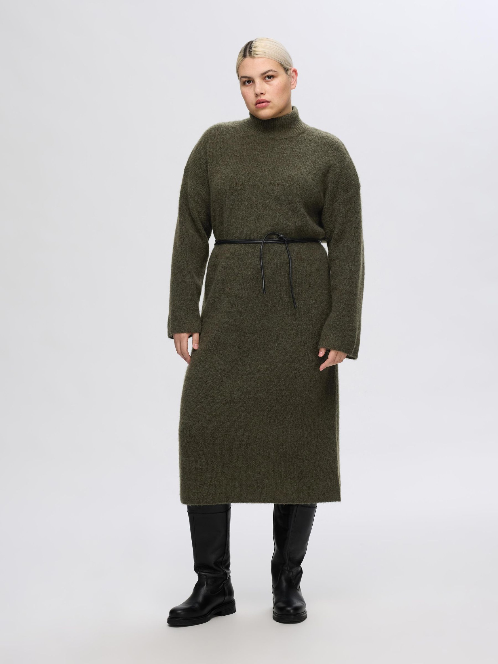 WOOL BLEND MAXI DRESS, Kalamata, highres