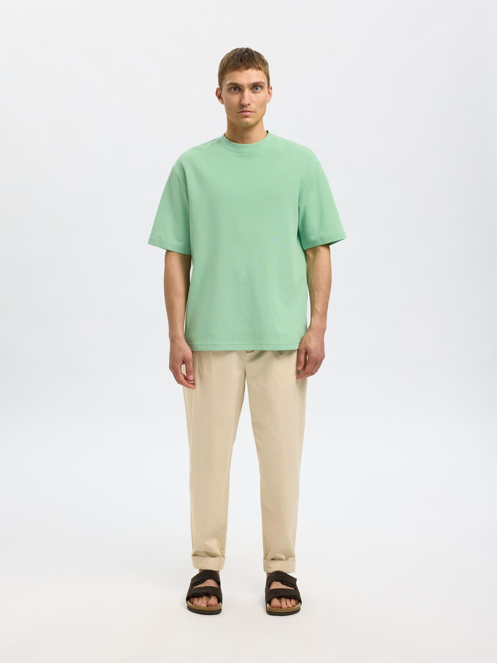 LOOSE FIT T-SHIRT, Hemlock, highres