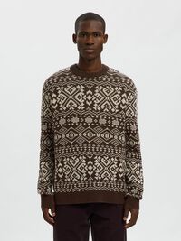 WOLLMIX PULLOVER MIT RUNDHALSAUSSCHNITT, Delicioso, highres