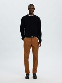 175 SLIM FIT FLEX CHINOS, Toffee, highres