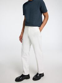 196 JAMBE DROITE CHINOS, Cloud Dancer, highres