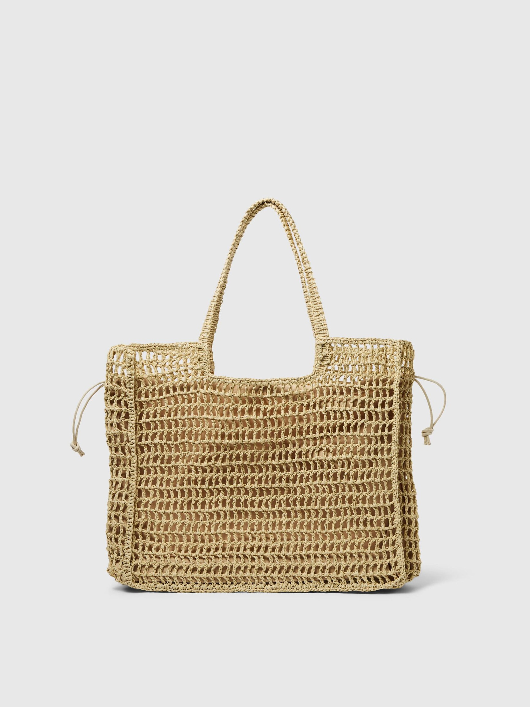 STRAW SHOPPER, Natural, highres