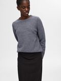 Selected 100% WOOL JUMPER, Medium Grey Melange, highres - 16094186_MediumGreyMelange_008.jpg