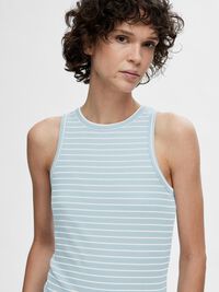 GESTREIFTE TANKTOP, Cashmere Blue, highres