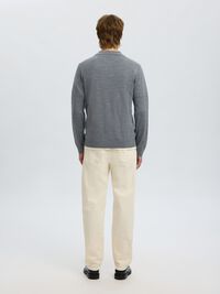 NEULOTTU PIKEEPAITA, Medium Grey Melange, highres
