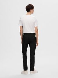 SLIM FIT HOSE, Black, highres