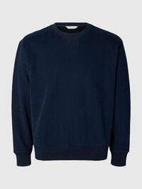 RELAXED FIT SWEATSHIRT, Sky Captain, highres