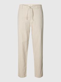 COUPE SLIM FUSELÉE EN LIN MÉLANGÉ PANTALON, Sky Captain, highres