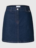 Selected DENIM  MINI SKIRT, Dark Blue Denim, highres - 16094830_DarkBlueDenim_001.jpg