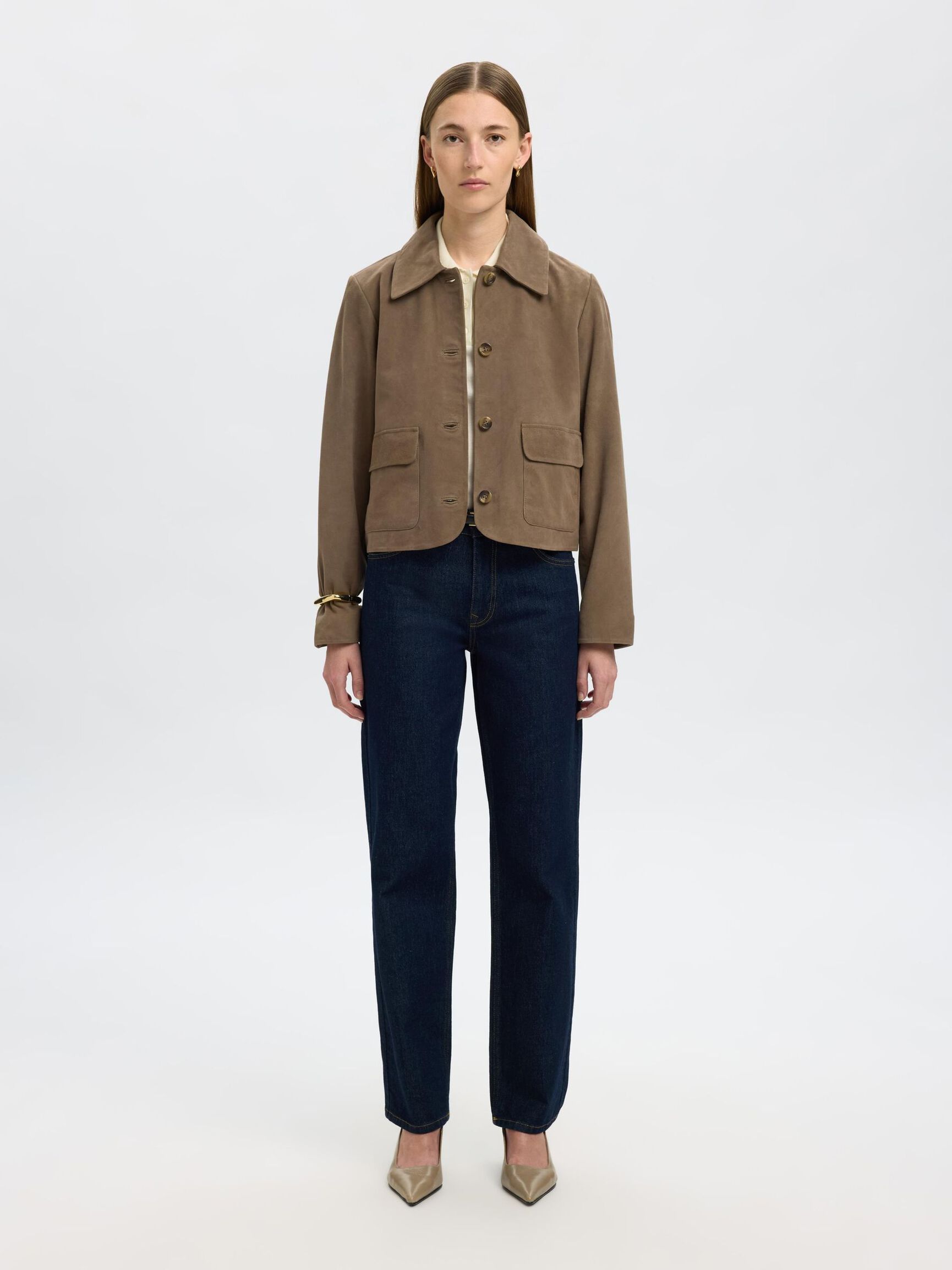 100% SUEDE JACKET, Fungi, highres