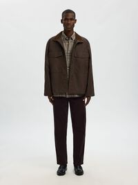 100% COTTON BUTTON-DOWN SHIRT, Delicioso, highres