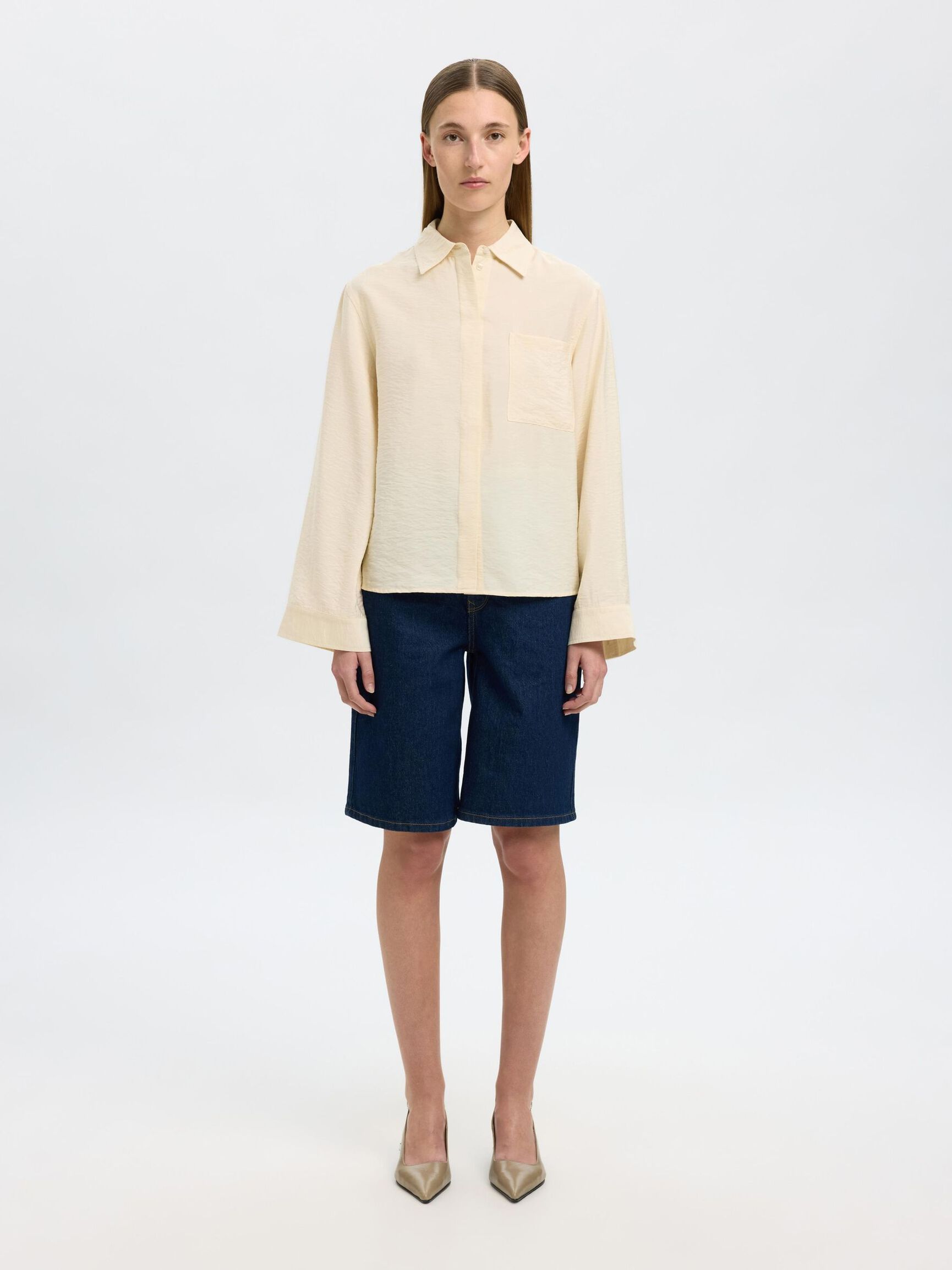 MEZCLA DE VISCOSA CAMISA, Birch, highres
