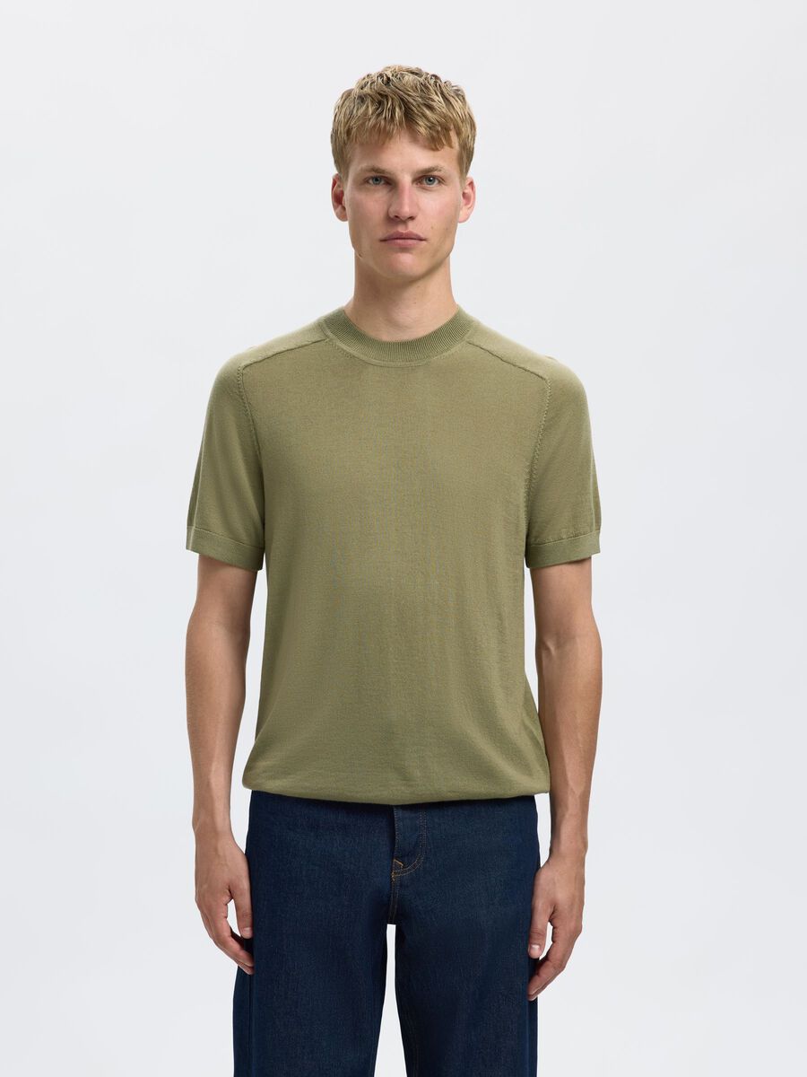 Product tile image - 100% MERINO WOOL T-SHIRT, Dried Herb | 16096370_DriedHerb