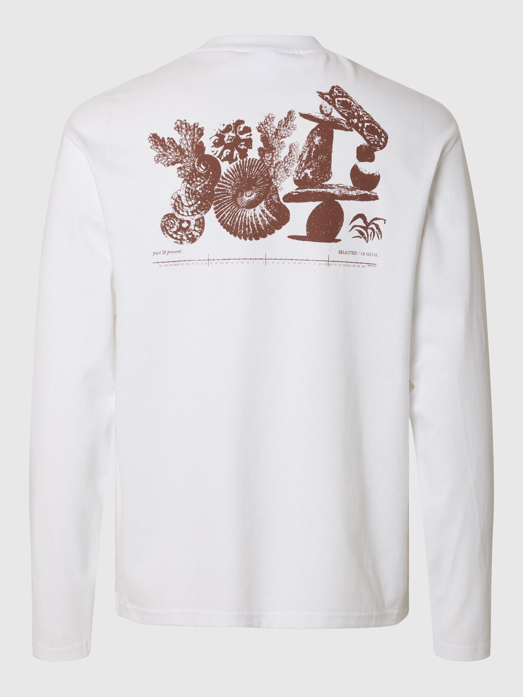 PRINT LONGSLEEVE, Bright White, highres