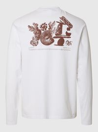 PRINT LONGSLEEVE, Bright White, highres