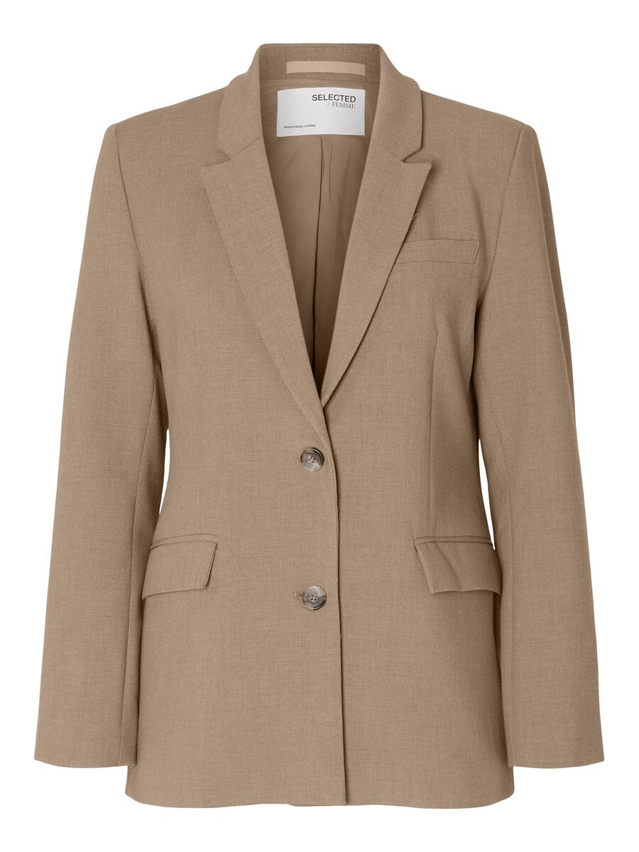 Selected VISCOSEMIX KLASSIEK BLAZER, Camel, highres - 16092547_Camel_1080266_001.jpg