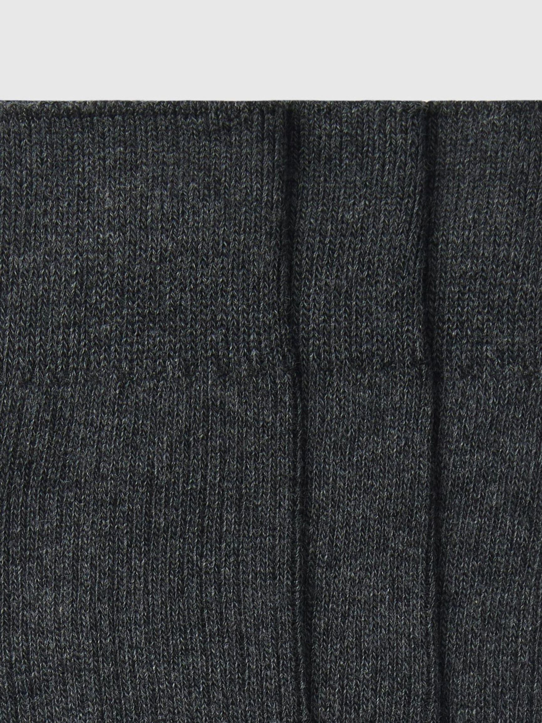 CLASSIC SOCKS, Dark Grey Melange, highres