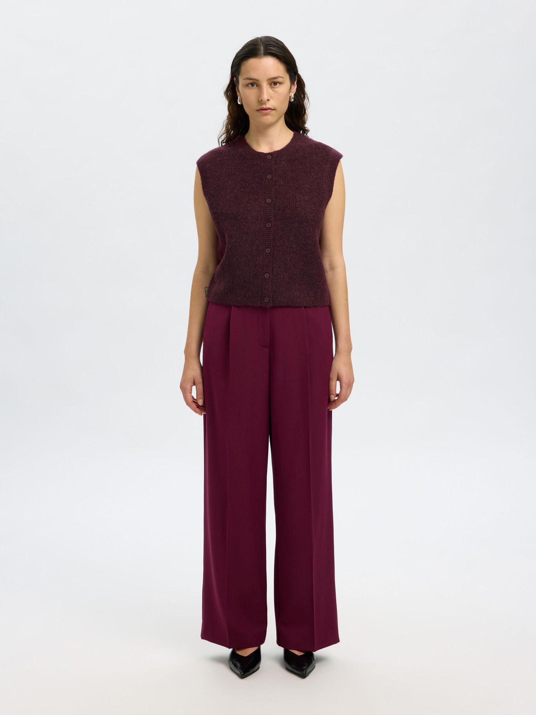 GILET A MAGLIA, Fig, highres