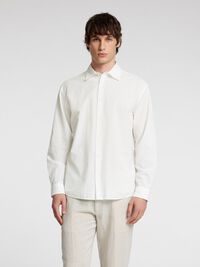 PITKÄHIHAINEN PAITA, Bright White, highres