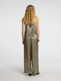 V-NECK SPAGHETTI STRAP TOP, Vetiver, highres