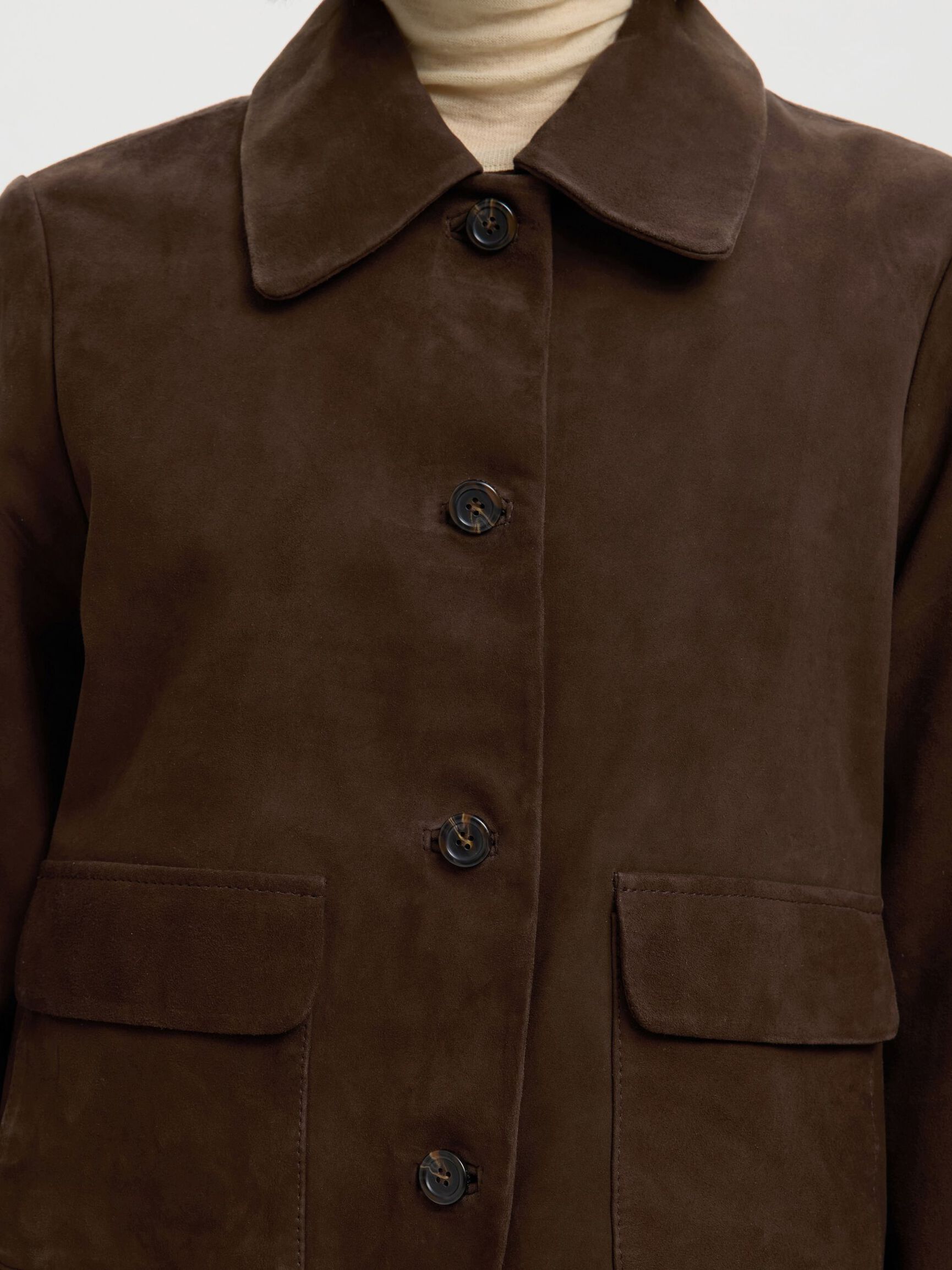 100% SUEDE JACKET, Delicioso, highres
