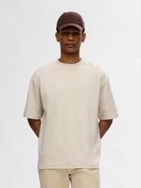 LOOSE FIT T-SHIRT, Oatmeal, highres
