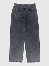 RHINESTONE WIDE FIT JEANS, Black, highres