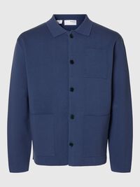 RELAXED FIT STRIKKET CARDIGAN, Oceana, highres