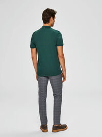 SLHARO POLO SHIRT, Trekking Green, highres