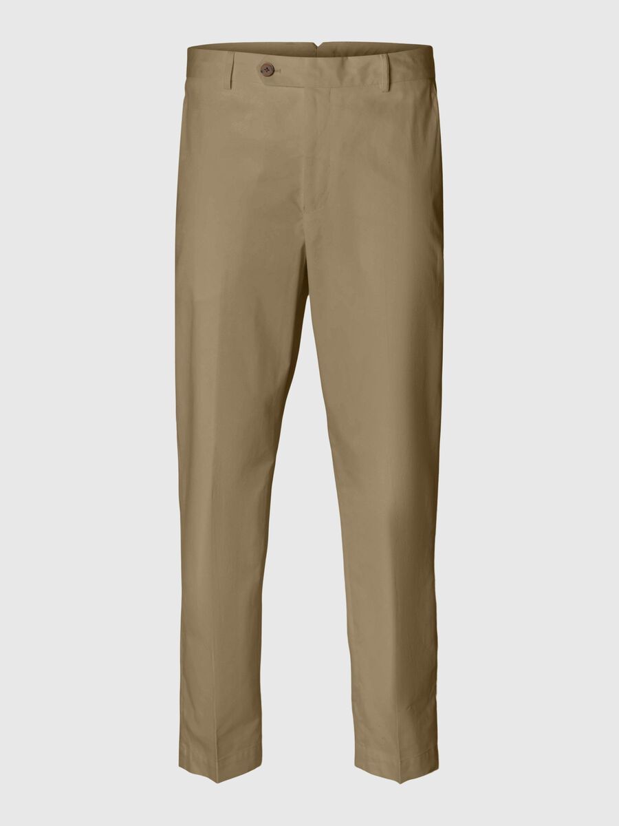 Selected 100% KATOEN PANTALON, Kelp, highres - 16097640_Kelp_001.jpg
