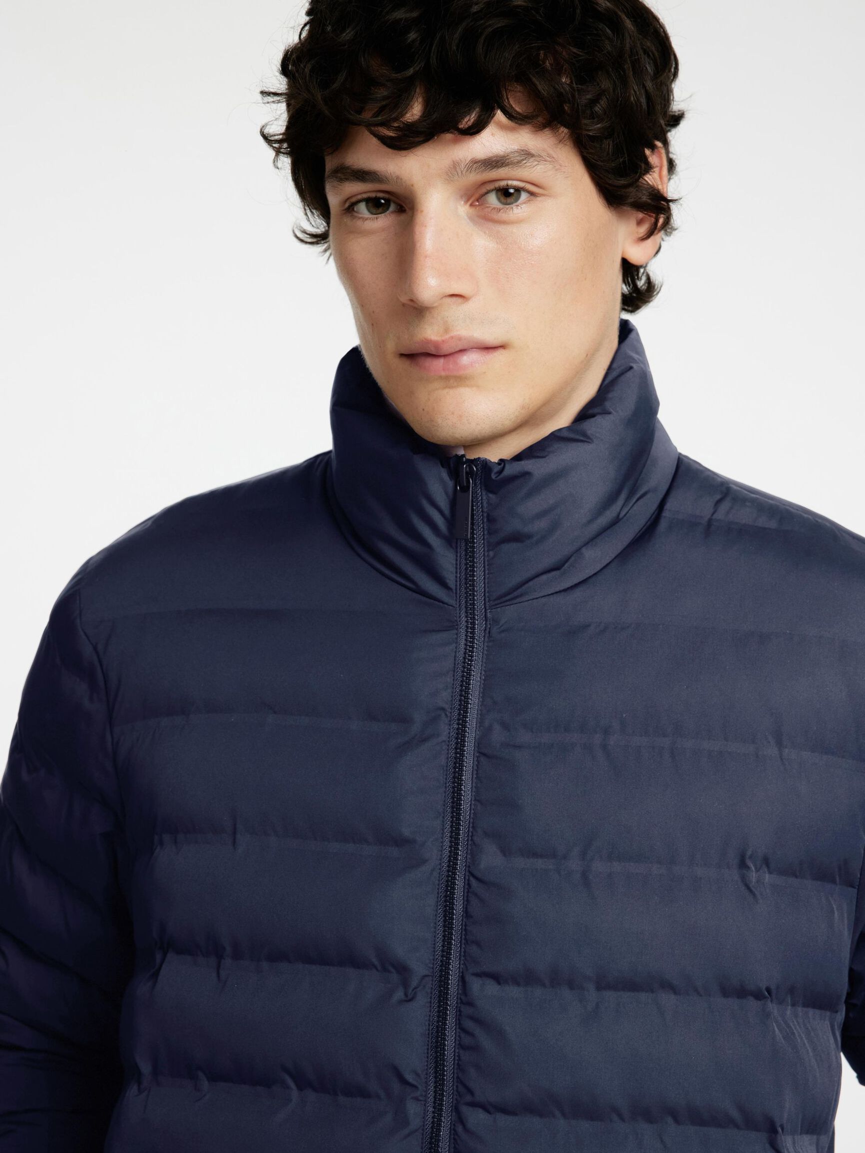 PADDED QUILTED JACKET, Sky Captain, highres