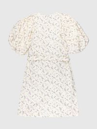 FLORAL MIDI DRESS, Sandshell, highres