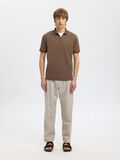 Selected KURZARM POLO SHIRT, Morel, highres - 16099994_Morel_005.jpg