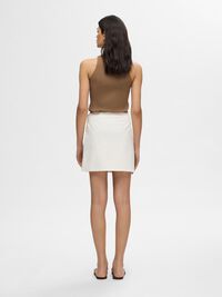 SLEEVELESS KNITTED TOP, Coca Mocha, highres