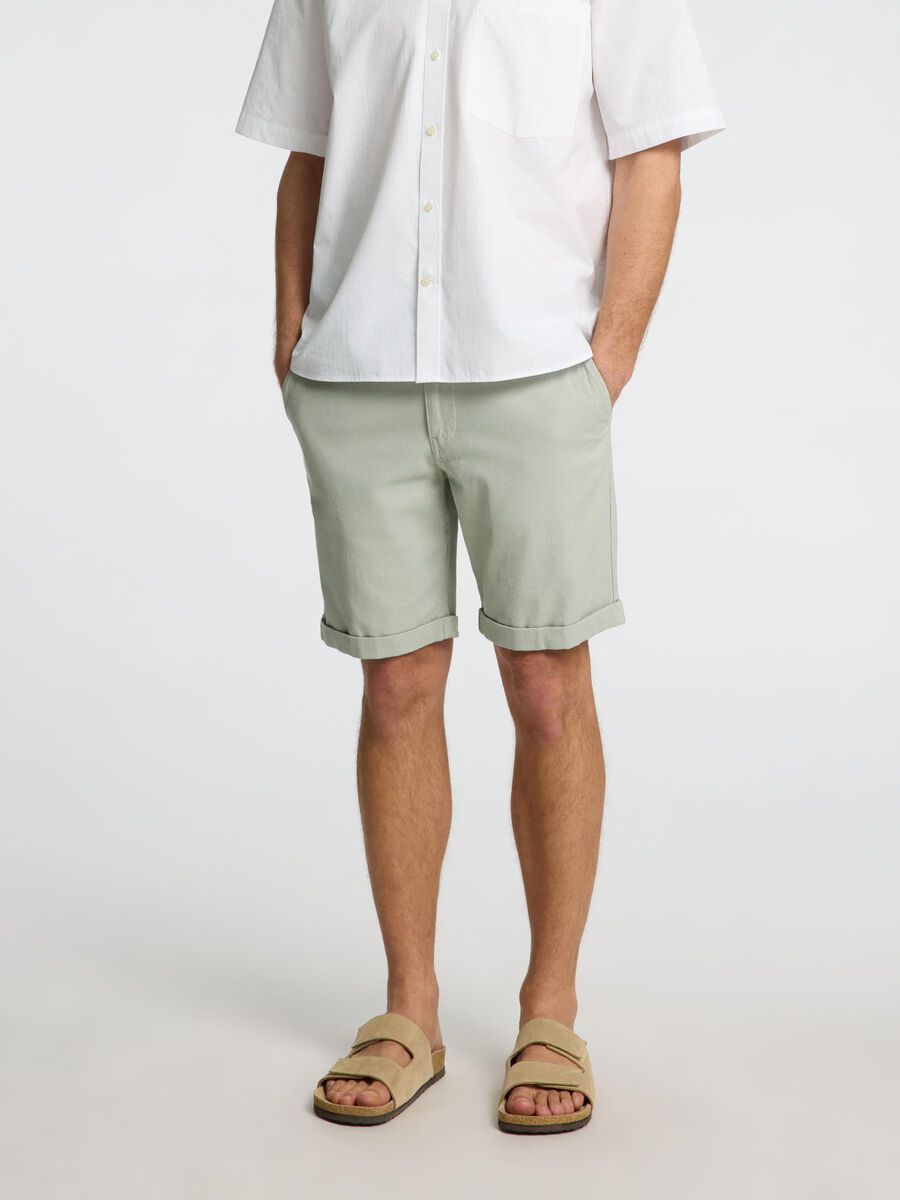Selected KATOEN FLEX SHORTS, Iceberg Green, highres - 16092357_IcebergGreen_1077227_003.jpg