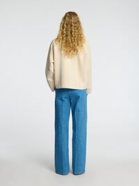 BOXY FIT SWEATSHIRT, Birch, highres